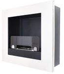 Camino a Bioetanolo da Parete 45x45 cm Karlsen Asolo Bianco