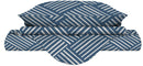 Copripiumino con Federe Stampato in Microfibra City Life Blue Varie Misure