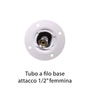 Fontana a Colonna Rubinetto Doppio in Ottone e Porta Tubo Arizona Belfer 42/ARZ Turchese