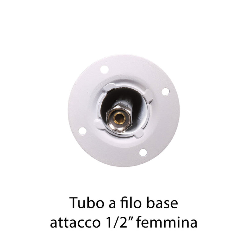 Fontana a Colonna Rubinetto Doppio in Ottone e Porta Tubo Arizona Belfer 42/ARZ Ruggine