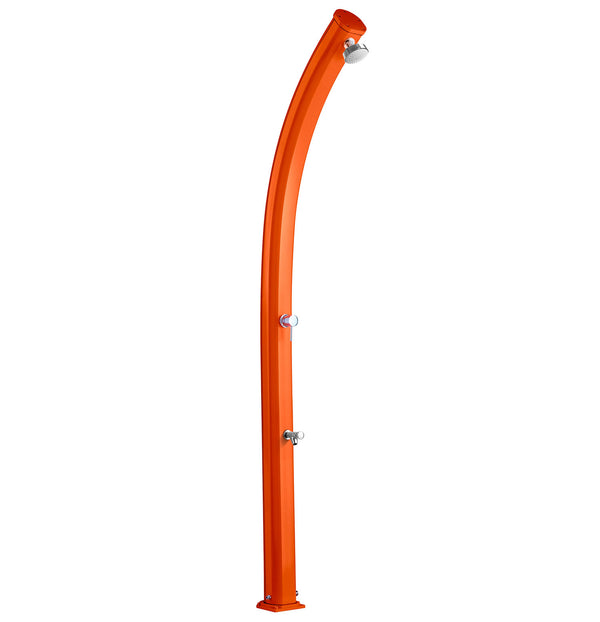 prezzo Doccia Solare da Giardino 25L Miscelatore e Lavapiedi Arkema Jolly Arancio