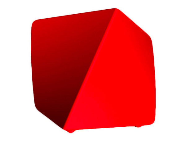 online Vaso 45x45 cm in Resina Arkema Twisty Vase Cherry