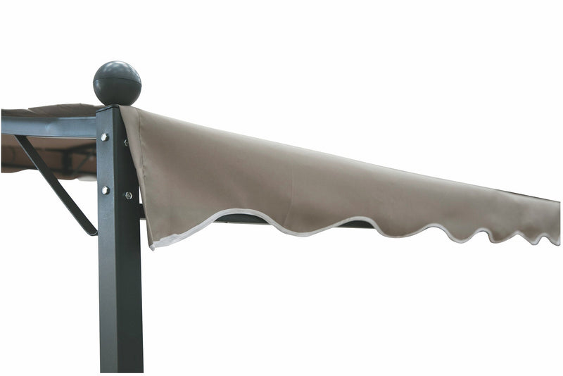 Pergola da Giardino in Ferro 3x2,5 mt Soriani Tortora