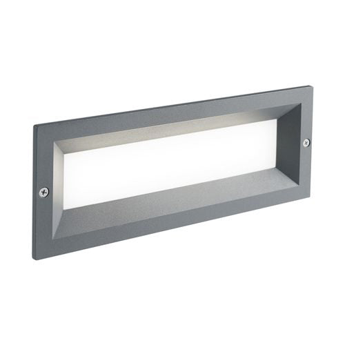 Sovil Mask Grey 12W Outdoor LED Steplight Einbaustrahler für Wandmontage prezzo