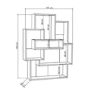 Libreria Barce rovere 101x22x132h cm