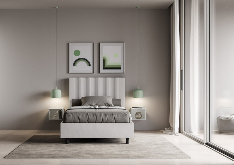 Letto Matrimoniale Goya Bianco Varie Misure