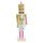 Weihnachtssoldat Nussknacker H80 cm Rosa und Gold