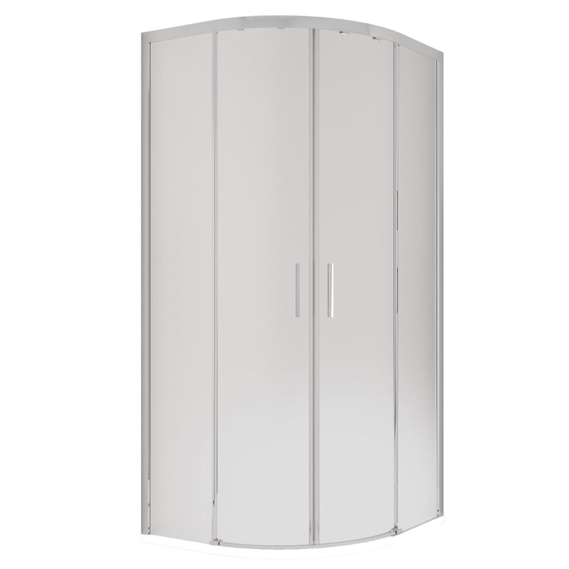 Box Doccia Semicircolare 2 Ante Scorrevoli in Cristallo Acidato 6mm H195 Bonussi Lucy Varie Misure