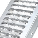 Set 2 Rampe di Carico 195x22 cm con Pedana Antiscivolo in Acciaio Zincato      