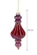 Set 8 Decoro con Velluto 15,5 cm Oro