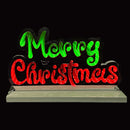 Scritta Merry Christmas Infinity 32 cm Addobbo Luminoso Decorazione LED Natalizia