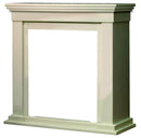 Cornice per Camino in Legno MDF 103x15x40cm Ruby Fires Calgary Bianco Crema
