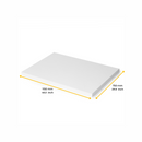 Piano D’Appoggio per Tavoli 1150x750 mm in Legno Emuca Bianco