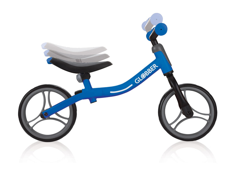 Bicicletta Pedagogica per Bambini 10" Senza Pedali Globber Go Bike Blu