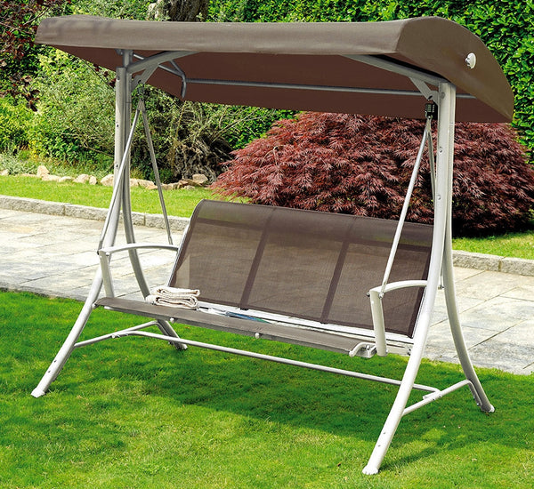 prezzo Iron Garden Swing 3-Sitzer Vorghini Swing Weiß und Taupe