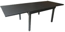 Tavolo Rettangolare da Giardino Allungabile 320x105 in Alluminio Vorghini Montepulciano Grigio
