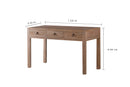 Consolle con 3 Cassetti H 130 cm