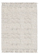 Tappeto 160x230 cm Senuri in Tessuto Beige