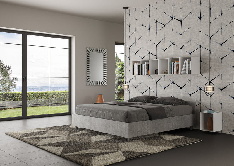 Letto Matrimoniale Nuamo Grigio Varie Misure