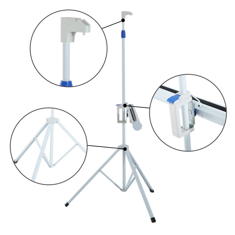 Schermo di Proiezione 100 Pollici con Treppiedi Formato 4:3 