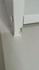 Coprilavatrice da Esterno in PVC 95x60x94 cm 2 Ante con Ripiani Laterali Laundry Bianco Seconda Scelta