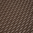 Tavolino da Giardino in Rattan Sintetico Marrone 56x56x44.5 cm 