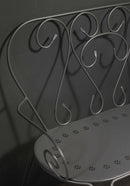 Panchina da Giardino 105x48xh88 cm in Metallo New Old Antracite