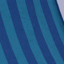Amaca da Giardino 100x200 cm in Policotone e Legno di abete Blu e Turchese