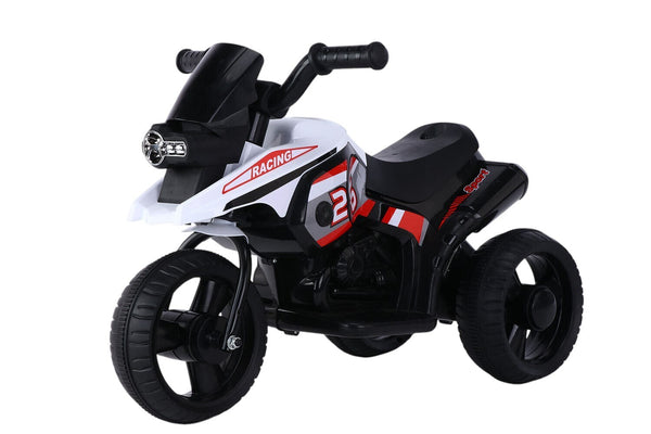 Moto Elettrica per Bambini 6V 3 Ruote con Suoni e Luci Bianco online
