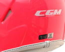 Casco Demi-Jet per Bambini Visiera Lunga CGM Magic Mono 205A Rosa Fluo Varie Misure
