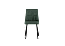 Set 4 Sedie Ariel 46x55x87,5 cm in Tessuto Easy-Clean Verde       