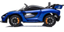 Macchina Elettrica per Bambini 12V con Licenza McLaren Senna Blu
