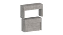 Set 2 Panche Allungabili 66/290x25x45 cm Pratika Singola A e B Bronx  