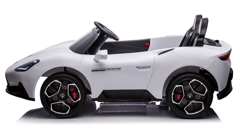 Macchina Elettrica per Bambini 12V con Licenza Maserati MC20 Bianca