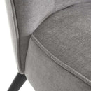 Poltrona Relax in Legno e Tessuto Colore Grigio Scuro Mod. Kansas 59x66x75H cm