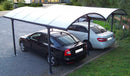 Box Auto Doppio da Esterno 6x4,8 m in Alluminio Copertura in Policarbonato 6mm