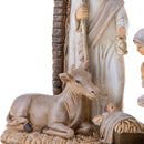 Natività con Palme 22 cm in Resina