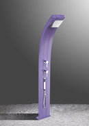 Doccia Solare da Esterno Giardino 40L Miscelatore e Doccetta Mobile Arkema Dada Fascia Inox Verde