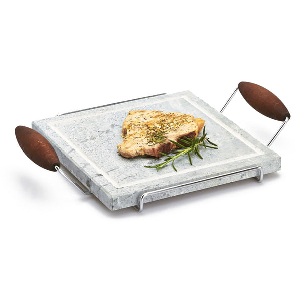 acquista Quadratischer Speckstein mit Bisetti-Metallrahmen