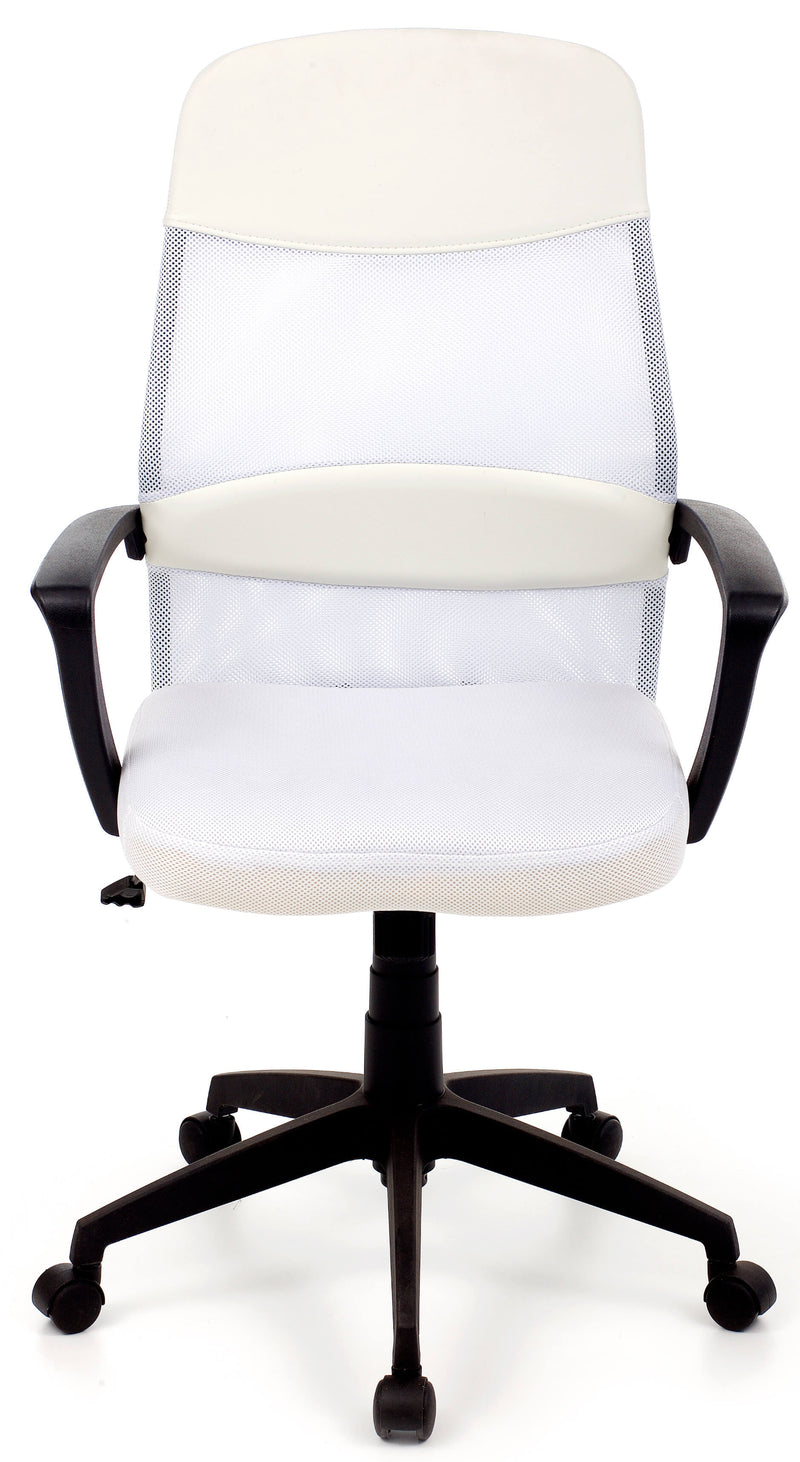 Poltrona da Ufficio Direzionale in Tessuto Network Bianca
