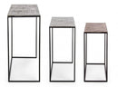 Set 3 Tavolini Rettangolari Tahir