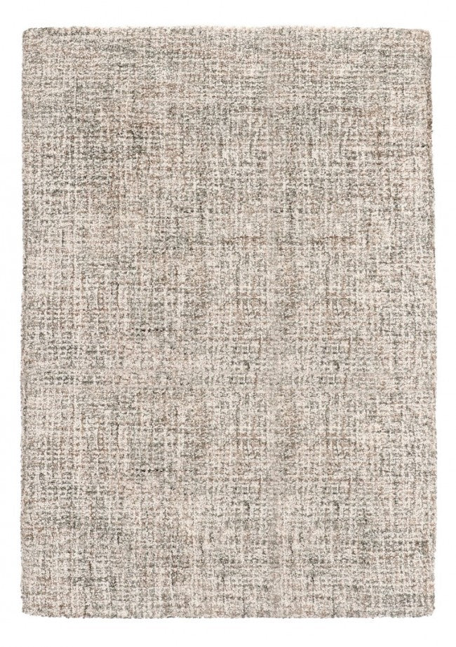 Tappeto 160x230 cm Hansi in Tessuto Beige-Grigio-Marr