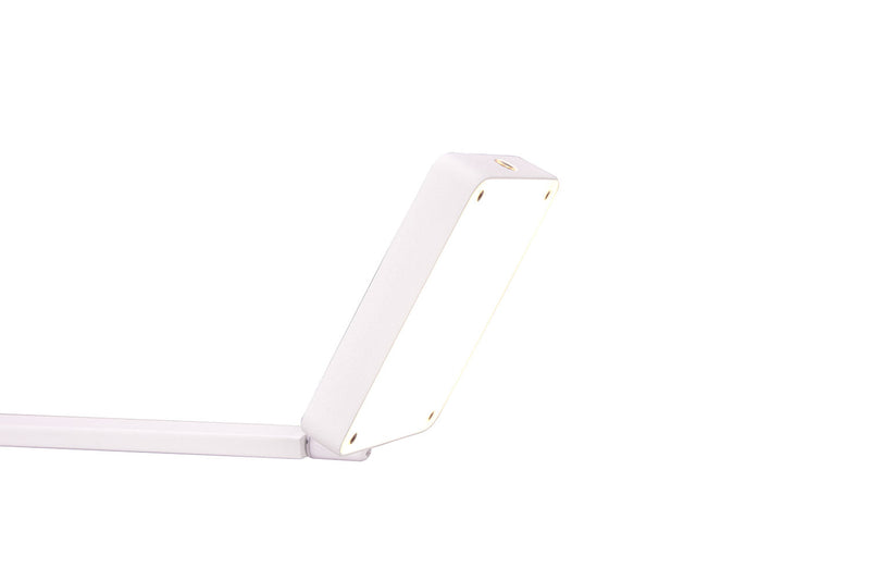 Piantana da Interno a LED in Metallo Bianco Opaco