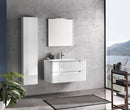 Mobile da Bagno sospeso Palma 01 Bianco Laccato TFT