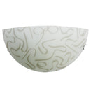 Applique 1xE27 Ganci Cromo Vetro Lastra Tortora E-Energy Leila