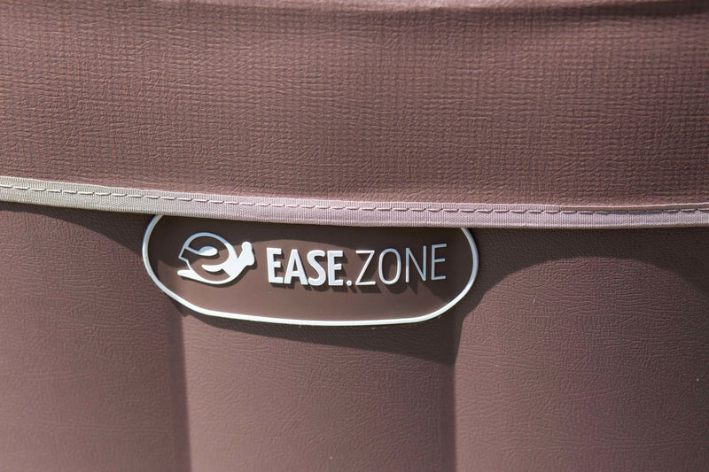 Vasca Idromassaggio da Esterno Gonfiabile Riscaldata 2-4 Posti Ø180x65 cm Ease.Zone Marrone