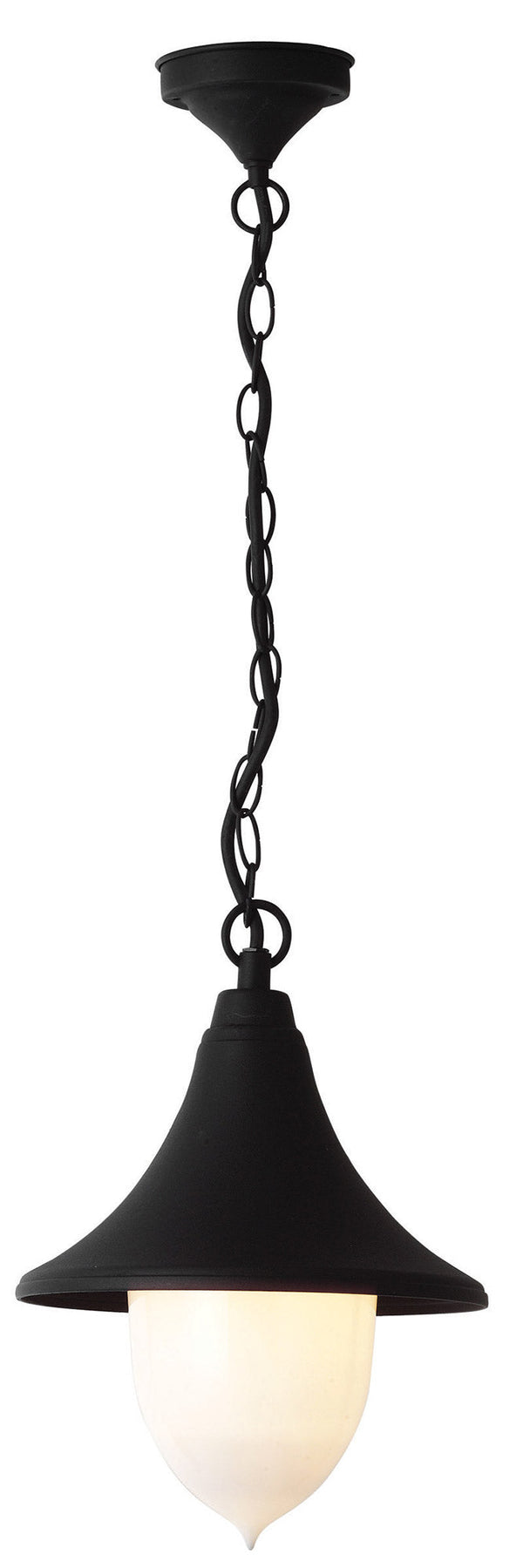 100 W Laternenlampe mit Bauer Paris Black Chain sconto