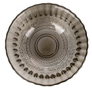 Set 2 Insalatiere con Decoro in Rilievo in Vetro VdE Tivoli 1996 Imperial Fumè e Grigio