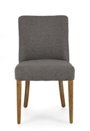 Set 2 Sedie 48x57x88h cm Beatriz Grigio Bouclè