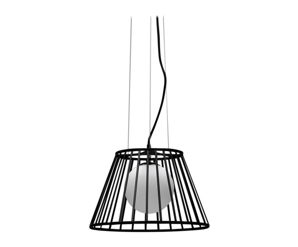 prezzo Lampada a Sospensione Ø20/35xH120 cm in Metallo Cage Nero